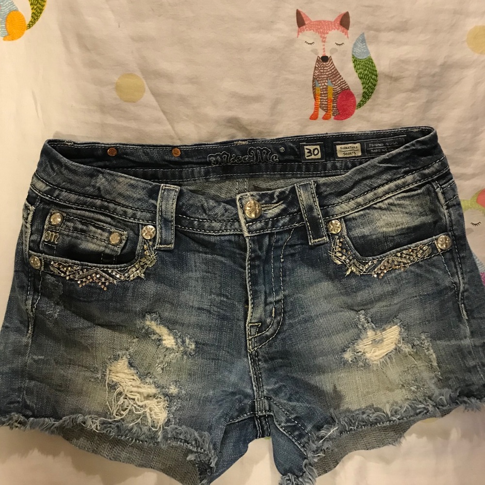 Miss Me Denim Shorts